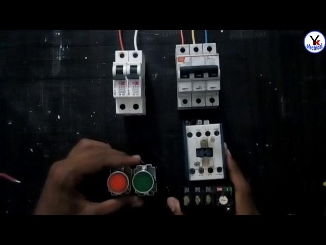 DOL Starter Complete  Control And Power Wiring | YK Electrical