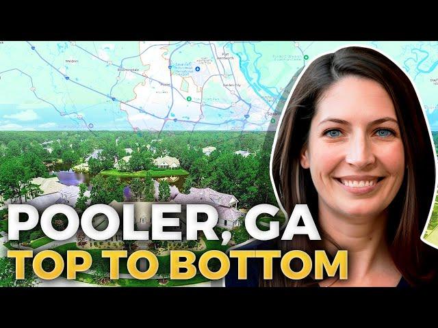 Comprehensive MAP TOUR Of POOLER GEORGIA: Living In Pooler Georgia | Savannah Georgia Real Estate