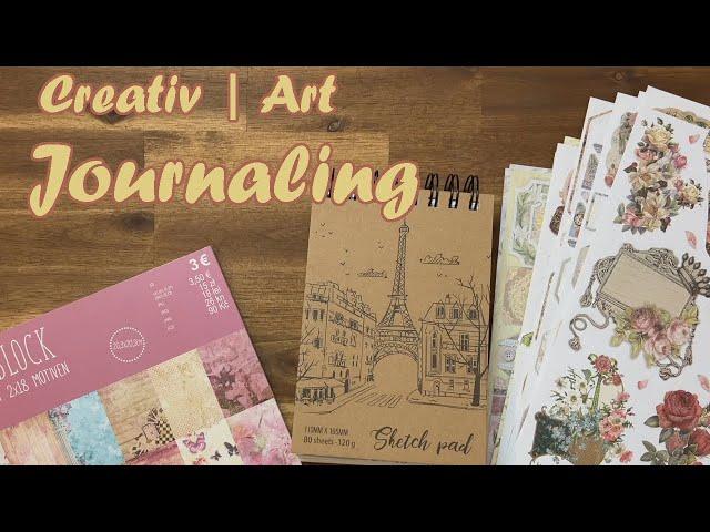 Creativ | Art Journaling mit Tedi Blöcken und Stickern