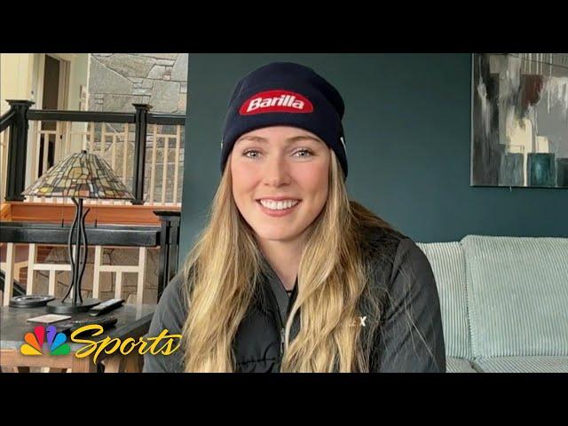 Mikaela Shiffrin 'doing OK' after 'awkward' fall during World Cup GS in Killington | NBC Sports