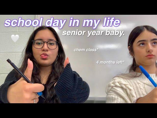 senior year school vlog :D