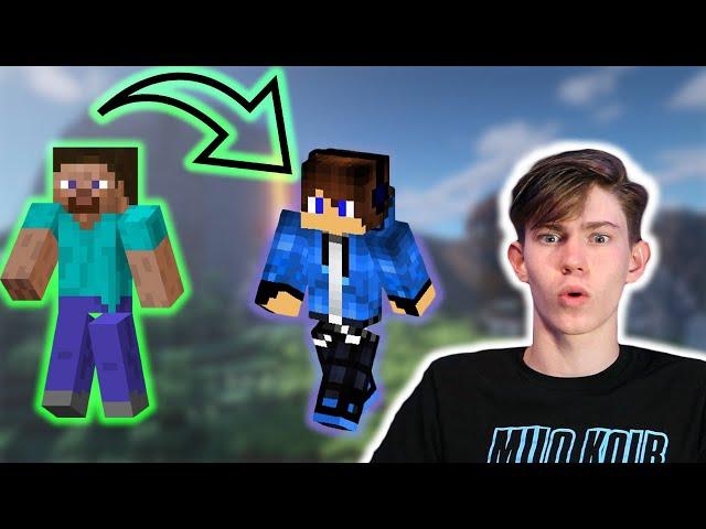 HOW TO CHANGE YOUR MINECRAFT SKIN! (any version java)