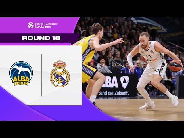 The WINNING RUN Continues | ALBA Berlin - Real Madrid | BASKETBALL HIGHLIGHTS R18