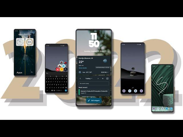 5 AMAZING & UNIQUE Android Launchers | 2022