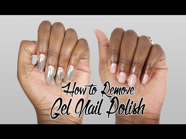 HOW TO REMOVE GEL NAILS AT HOME