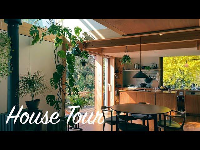 House Tour｜A house with a view｜A wooden house｜Suburban house｜Living with greenery