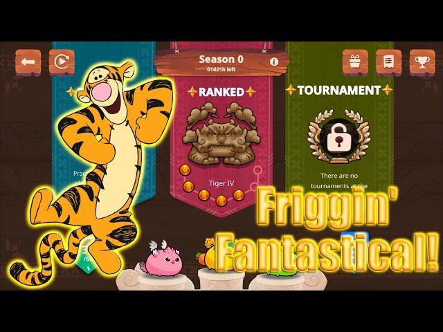 Tiger Match! Domination! Patatas Origins TV: (Replay) Axie Infinity Origin Chops v Fish.Bird.Fish