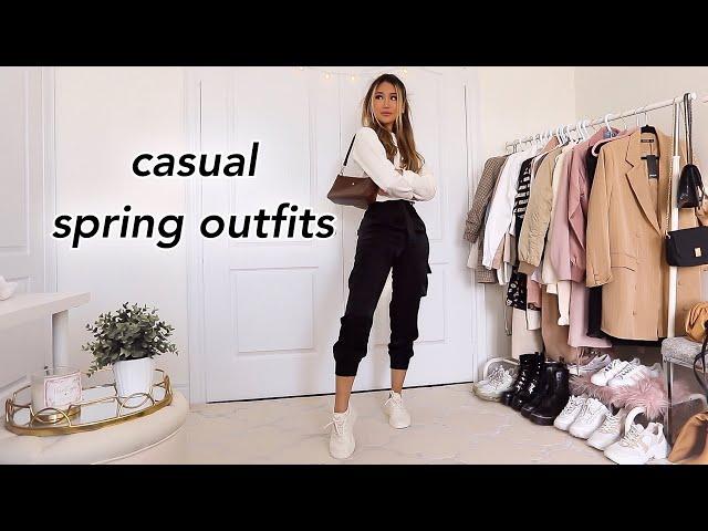 CASUAL SPRING OUTFIT IDEAS | Fashion Lookbook