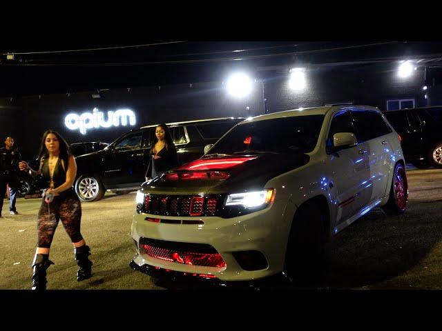 Boosie Fleet, Trackhawks, Rolls Royces, Mercedes, Corvette at OPIUM Night Club Atlanta