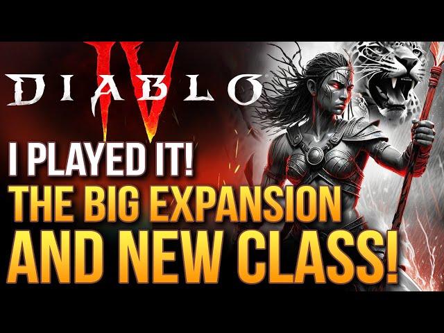 Diablo 4 - I Played The Expansion and New Spiritborn Class!  Here's My Thoughts...