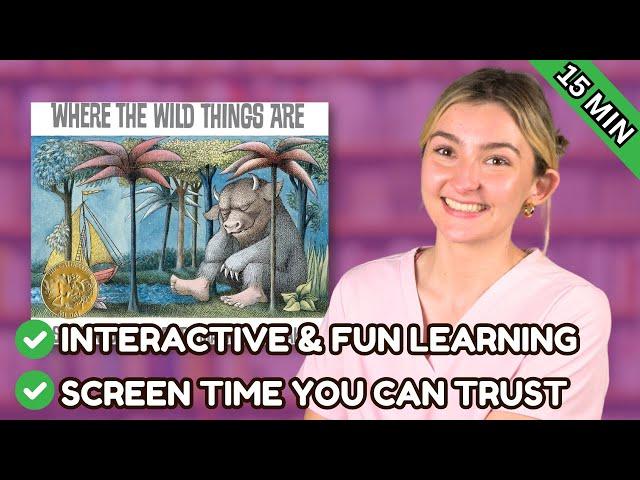 Speech Therapist Reads "Where The Wild Things Are" | Get Toddlers Talking | Read Aloud