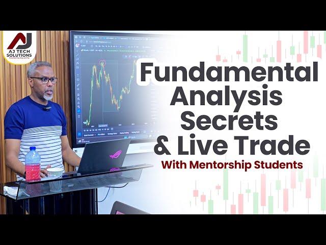 Learn The Secrets Of Fundamental Analysis & Live Trade With Students / Jerome Powell