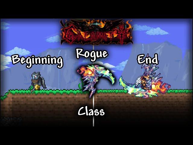 How I Beat Terraria Calamity With Rogue Class (Terraria Calamity Playthrough Movie)