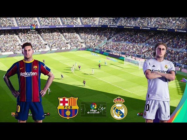 PES 2021 - Gameplay | Barcelona vs Real Madrid | PC