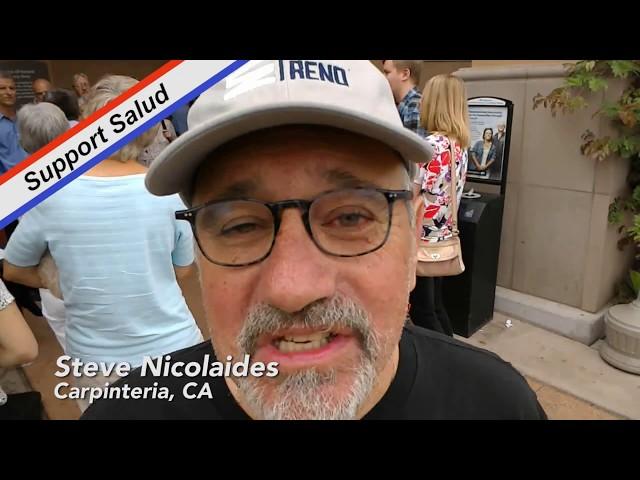 Steve Nicolaides - Salud Carbajal Supporter