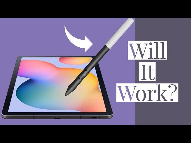 Do Wacom Pens work with Samsung Tabs? ft. Wacom One Pen and Tab S6 Lite!