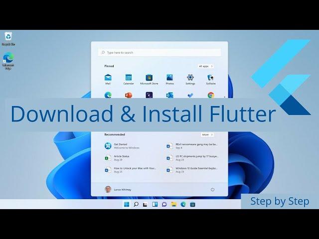 How to Install Flutter in Windows 11 - Flutter Windows Installation Step by Step Setup