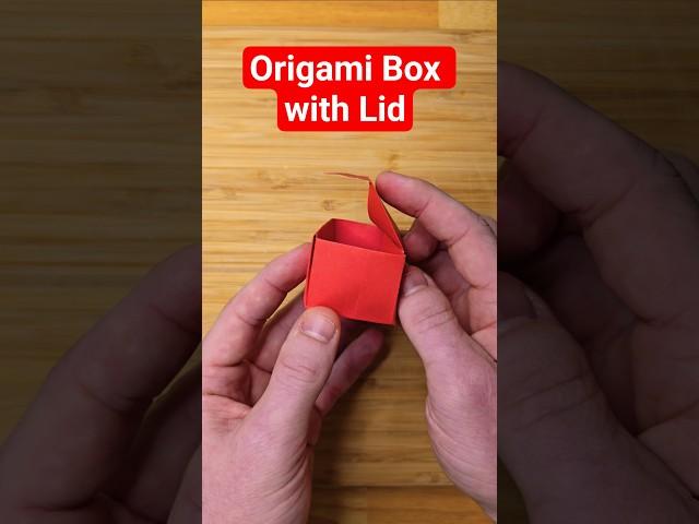 EASY Origami Box with Lid! | Paper Box | Paper Craft Box with Lid