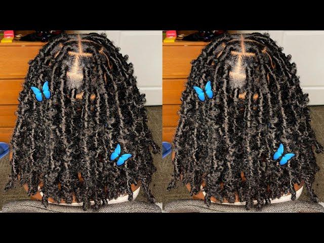 EASY BUTTERFLY LOC BOB TUTORIAL | How To Make Them Distressed