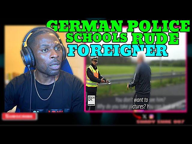 GERMAN POLICE schools Rude Foreign Driver | Gawker humilated