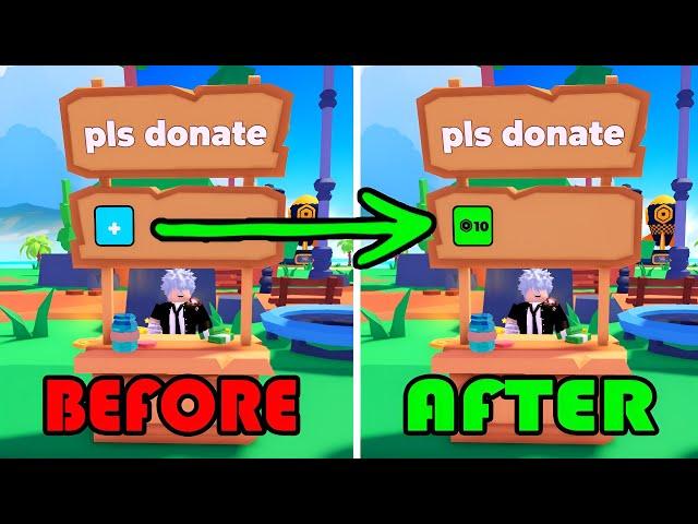 (iPad/Tablet) PLS DONATE How to Make a Gamepass  for Roblox