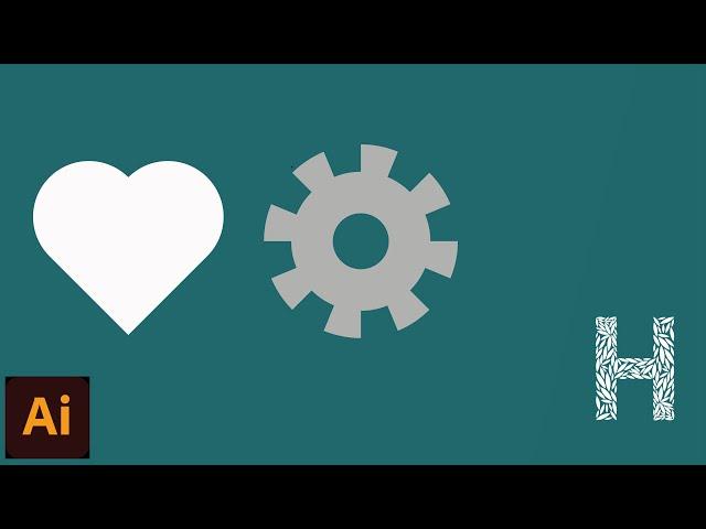 Adobe Illustrator Основы: Логические математические операции (сложение, вычитание, пересечение)