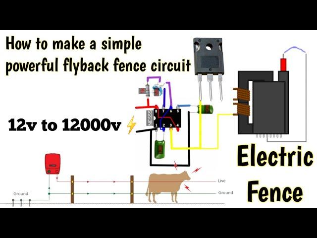 How To Make Electric Fence Circuit | Step-by-Step Guide | Altum Designer