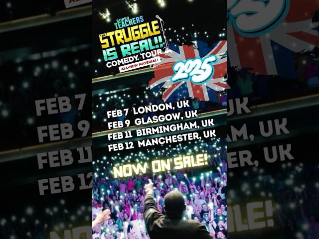 Bored Teachers Comedy Tour in the UK  Get Your Tickets NOW!