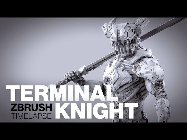 Terminal Knight ZBrush Timelapse