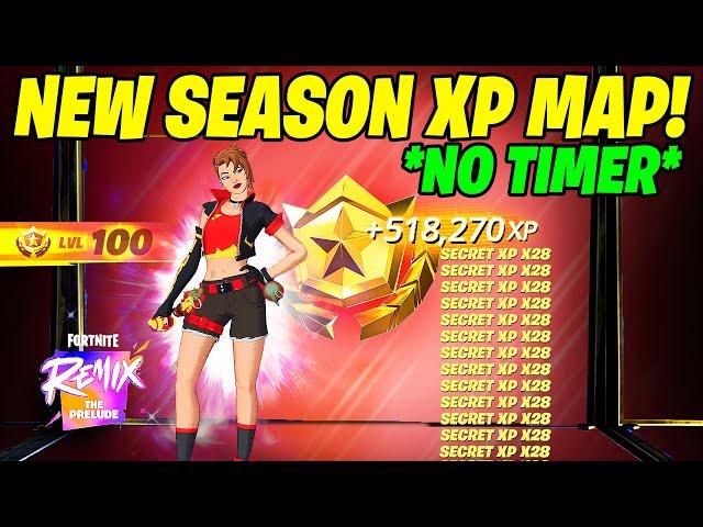 CRAZY SEASON REMIX Fortnite XP GLITCH Map to LEVEL UP FAST in Chapter 5 Season 5! (NO TIMER!)