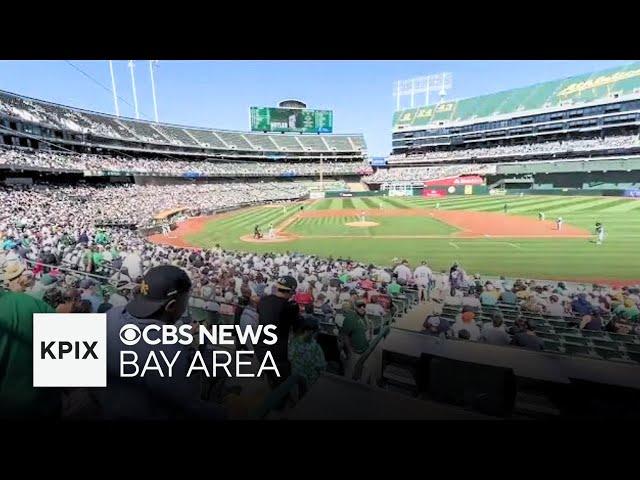 Fans tailgate at Coliseum on A's final weekend in Oakland