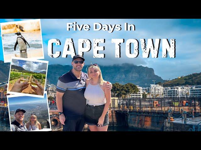 5 Days in Cape Town South Africa | Wine tour, Table mountain & Boulders Beach