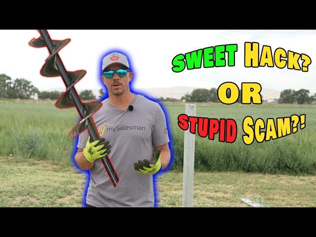 Best Digging Tool For Fence Posts? Sweet hack or or trashy scam?