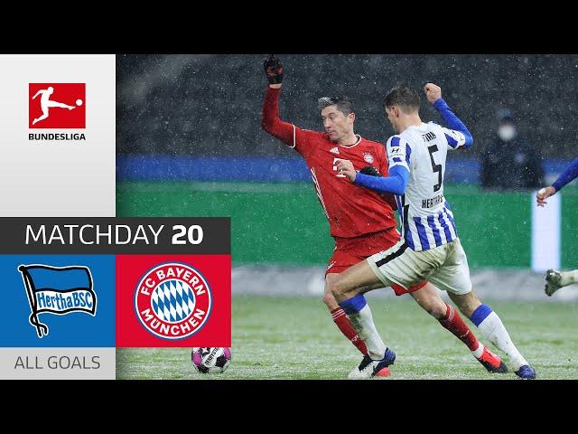 Lewy Penalty Miss in Bayern Win | Hertha Berlin - FC Bayern München | 0-1 | All Goals | MD 20