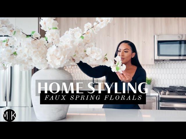 Home Styling - Faux Spring Florals