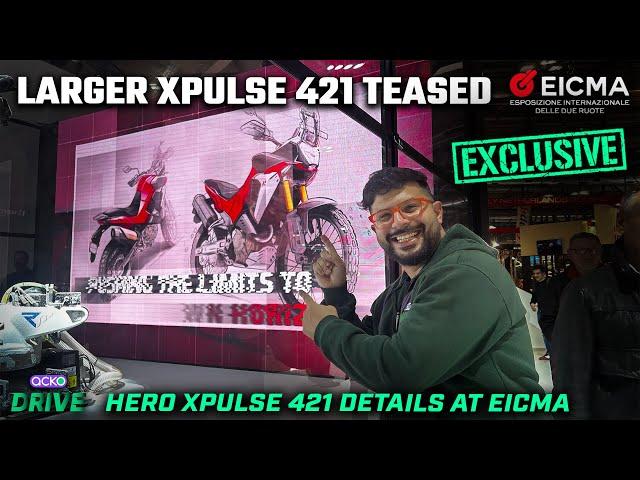 EXCLUSIVE: Hero XPulse 421 Teased At EICMA 2024 | India Launch In 2025