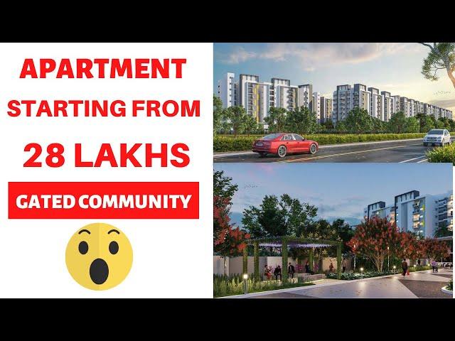 Gated Community Apartment in Just 28 Lakhs near to ORR Exit