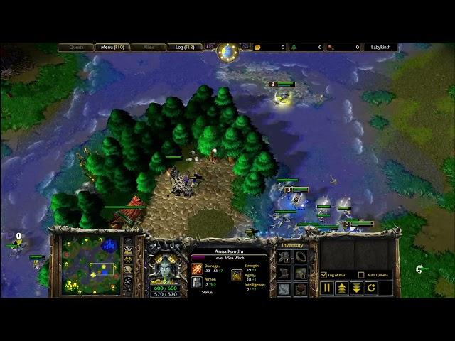 120 (UD) vs Moon (NE) - Recommended - Getting distracted by 2.0 changes WarCraft 3 - WC4065