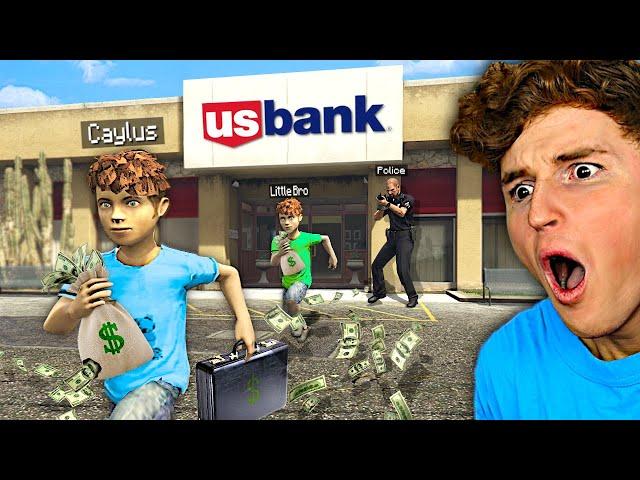 Robbing MEGA BANK As KIDS In GTA 5 RP.. (HARD)