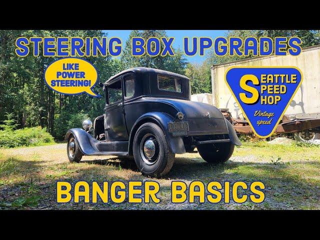 Banger Basics: 1953-56 F100 Steering box Upgrade for Model A Ford