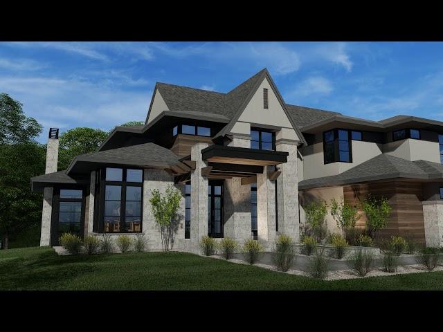 Modern Medina Two-Story Rendering by David Charlez Designs