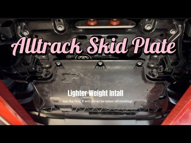 Easier Way To Install The Alltrack Skid Plate On A MK7.5 Goof R