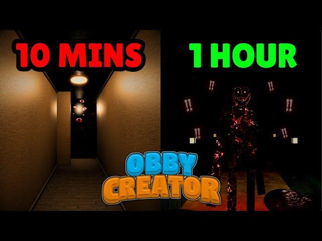 HOW LONG does it take to make a GOOD CHASE SCENE in Obby Creator?