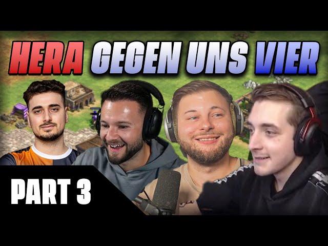 HERA gegen uns Vier (Part 3) | AoE 2