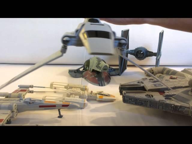 Star Wars Revell model kits review - X-Wing, Y-Wing, and more