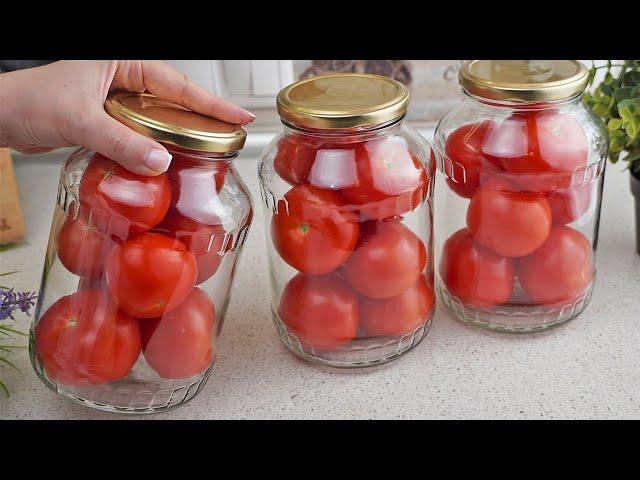 Tomatoes stay fresh all year round! Without salt and vinegar