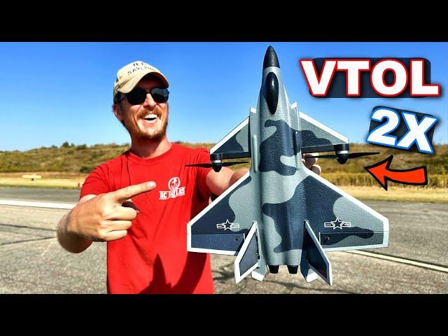 Coolest VTOL You Didn't Know EXISTED!!! - J-20 FIGHTER JET with BRUSHLESS TWIN MOTORS