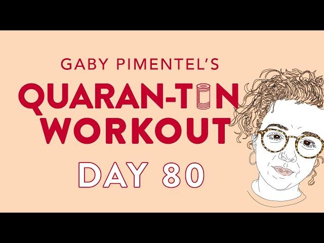 *DAY 80* QUARAN-TIN EXERCISE PLAN | ELDERLY ISOLATION HOME WORKOUT | CORONAVIRUS QUARANTINE