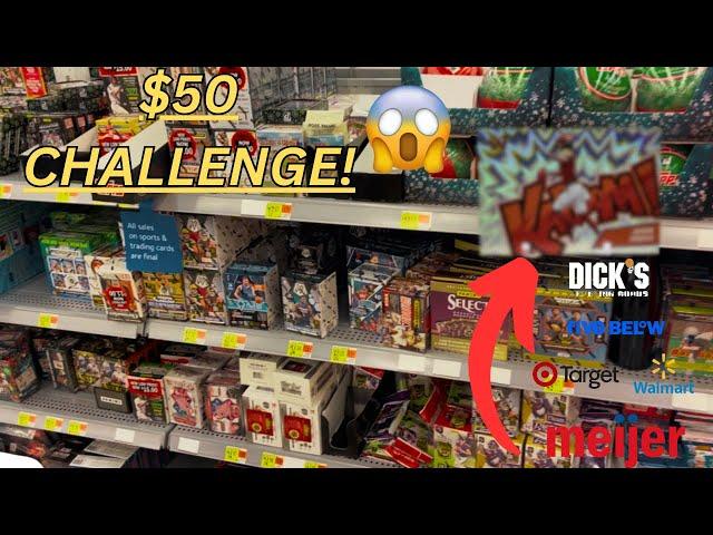 MY BIGGEST PULL YET! Huge Case Hit! $50 Card Hunting Challenge!