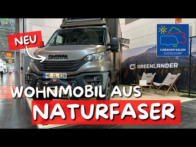 DAS MÜSST IHR SEHEN: Wohnmobil aus Naturfaser ️ Offroad Camper von Greenlander Caravan Salon 2024